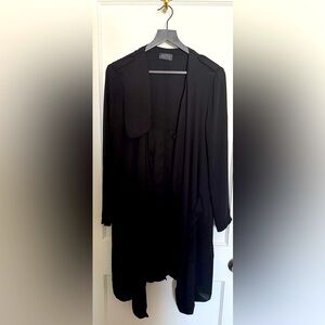 ASTR Black Silky Cardigan Sweater